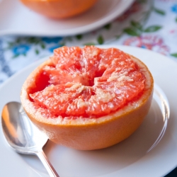 Broiled Grapefruit w/ Ginger