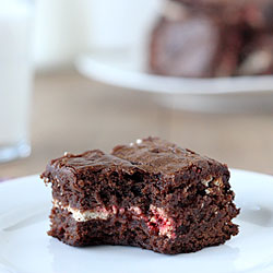 Raspberry Cream Cheese Brownies