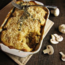 Mushroom and Lentil Pot Pie