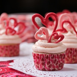 Cherry Buttermilk Cupcakes