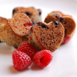 Heart Shaped Mini Muffins