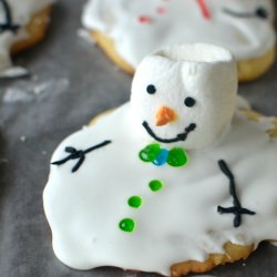 Melting Snowman Cookies