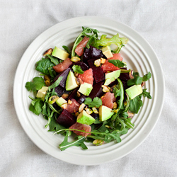 Red Beets with Avocado & Grapefruit