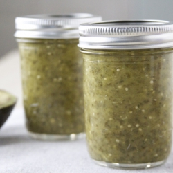 Roasted Tomatillo & Jalapeno Salsa