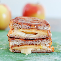 Apple & Brie Stuffed French Toast