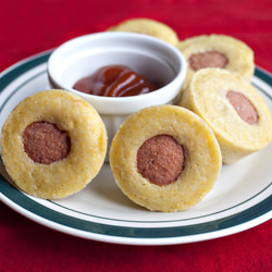 Mini Corn Dog Muffins