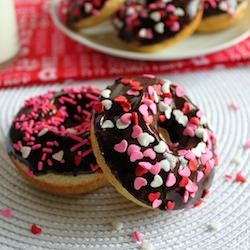 Baked Cake Donuts with Choc. Glaze