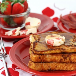 French Toast with Strawberry Butter