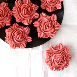 Pomegranate Red Velvet Cupcakes