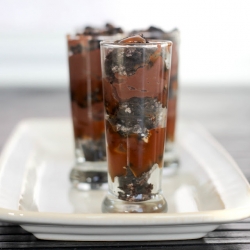 Chocolate Caramel Cookie Parfaits