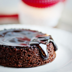 Chocolate Beet Cake for Two