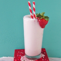 Strawberry Milk Punch