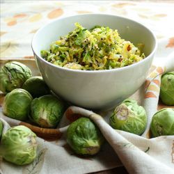 Stir Fried Brussels Sprouts