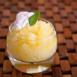 Pineapple & Lemon Granita