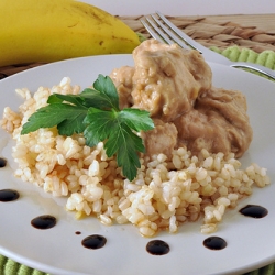 Chicken with Peanut Sauce