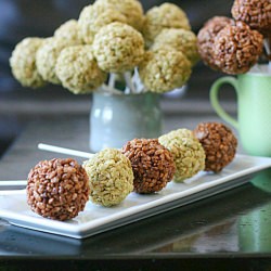 Green Tea and Espresso Rice Krispies