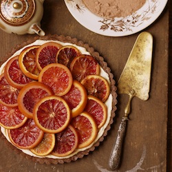 Blood Orange Mascarpone Tart