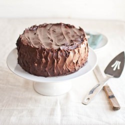 Brown Butter Cake with Ganache