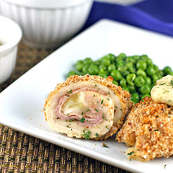 Chicken Cordon Bleu Rollups