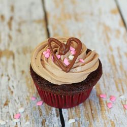 Chocolate Cupcakes with Nutella