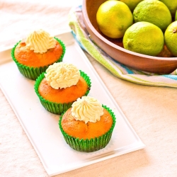 Lime Olive Oil Cupcakes