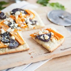 Sweet Potato and Feta Pizza