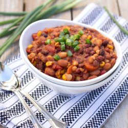 Vegetarian Slow Cooker Chili