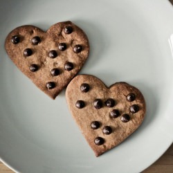 Chocolate Heart Cookies