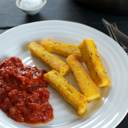 Chilli, Cheese & Rosemary Polenta