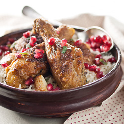 Pomegranate Roast Chicken