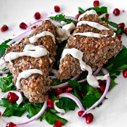 Lamb Kibbeh with Parsley Salad