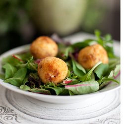 Salad w/ Fried Goat Cheese