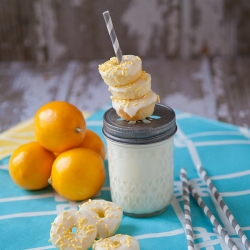 Meyer Lemon Mini Doughnuts