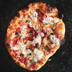 Tomato & Stracciatella Pizza