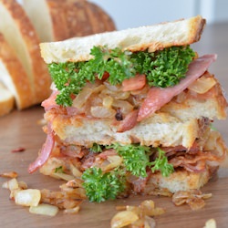 Bacon and Chipotle Aioli Sandwich