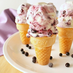 Blueberry Cheesecake Ice Cream