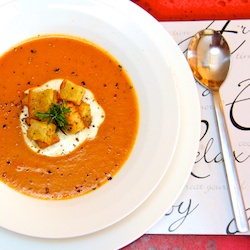 Roasted Tomato & Potato Soup