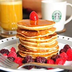 Banana Buttermilk Pancakes