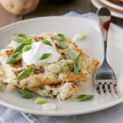 Crispy Hash Brown Waffles