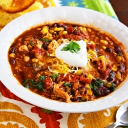 Crock Pot Chicken Taco Chili