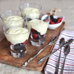 Zabaglione with Fresh Berries