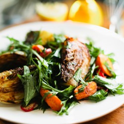 Charred Fennel and Carrot Salad