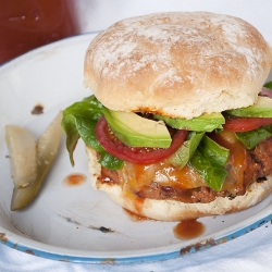 BBQ Red Bean Burgers