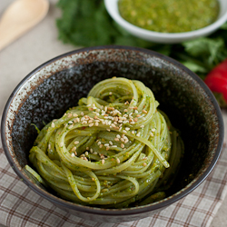 Coriander Pesto Linguine