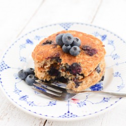 Millet and Blueberry Pancakes