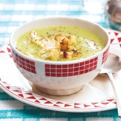 Cauliflower & Arugula Soup