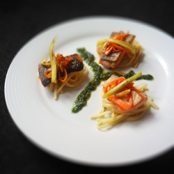 Salmon, Mint, Fennel & Sour Pasta