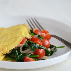 One-Egg Veggie Omelet