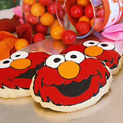 Elmo Sugar Cookies