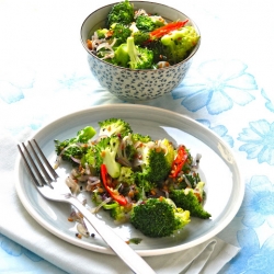 Warm Broccoli Salad